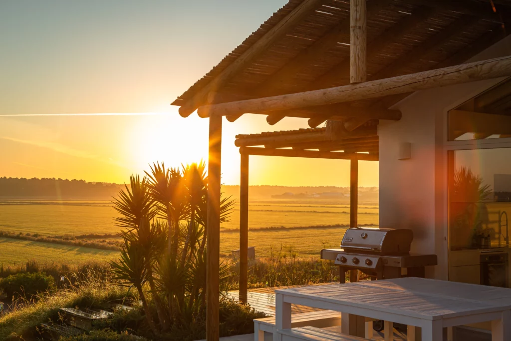 sunset at comporta